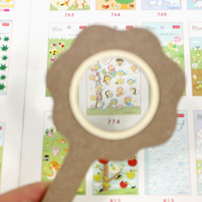 문구존 대원 나무돋보기 10묶음, 개구리