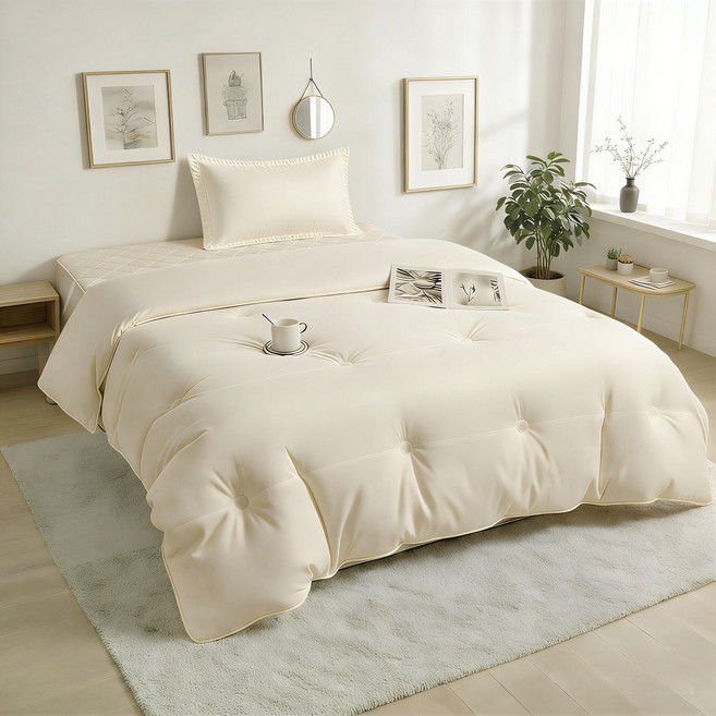 키루에 간절기 침구 워싱 차렵이불 세트