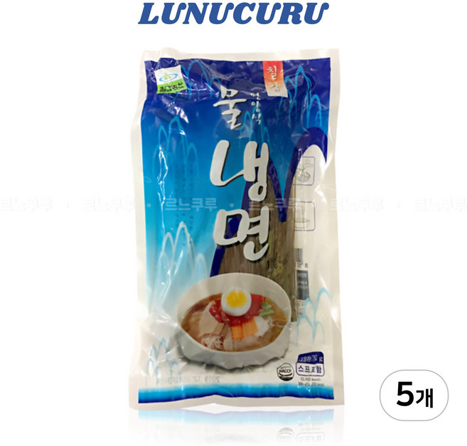 칠갑농산 평양식 물냉면 1호, 750g, 5개