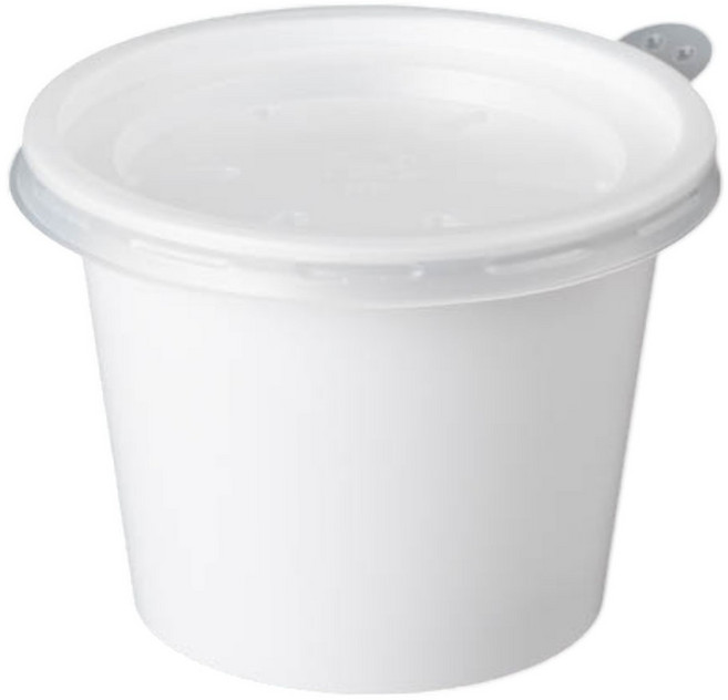 소호팩 다용도컵 75파이 소 백색 소스용기, 5세트, 100개