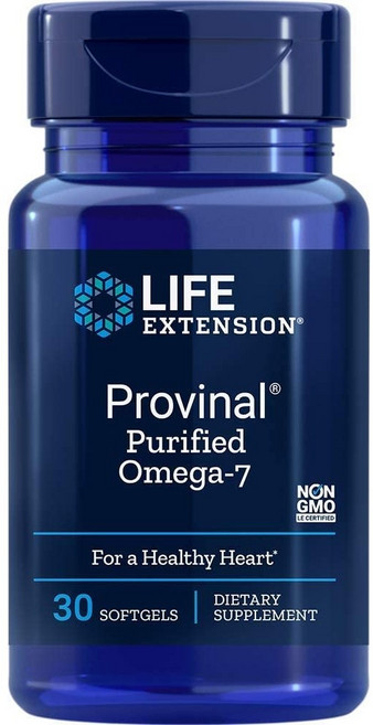 LIFE EXTENSION Provinal 純化 Omega-7 軟膠囊, 30 件, 1個, 單一商品