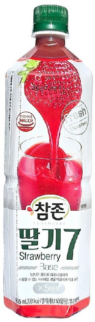 참존식품 딸기7베이스, 1개, 835ml