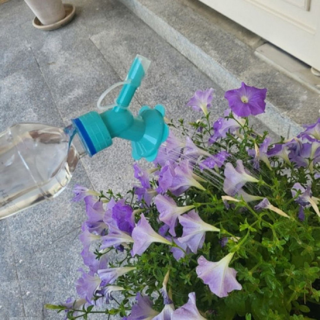 바른딜리버리 원예 페트병 화분 물조리개 급수기 미니 물조리, 아이보리, 아이보리, 1개