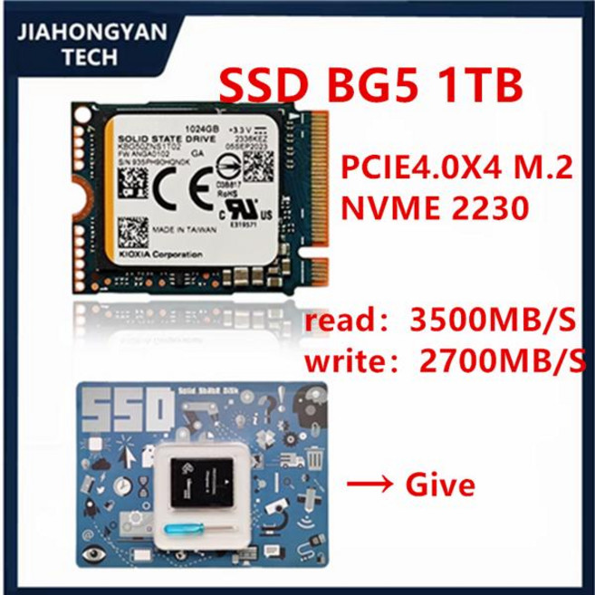 도시바 BG5 256G 512G 1T 2230 BG4 128G BG6 1TB PCIE3.0 4.0 미니 SSD NVME 카메라 확장용, [04] BG5 1T
