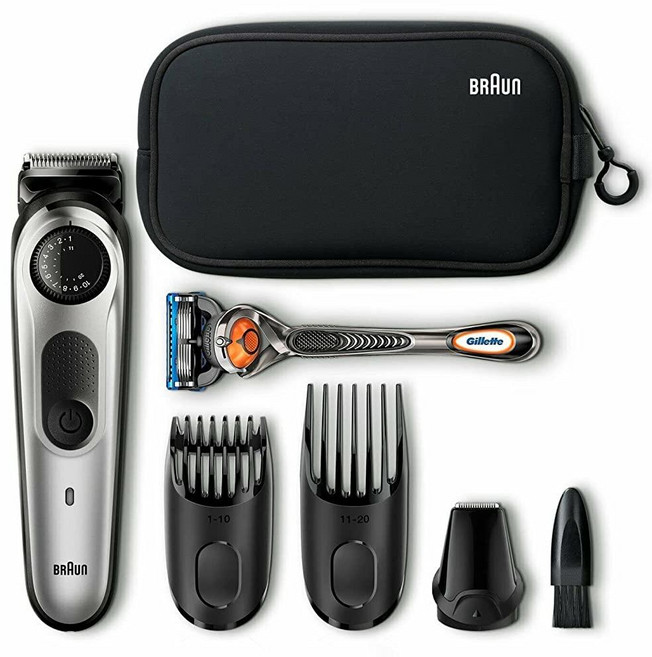 브라운 수염 트리머 바리깡 이발면도기