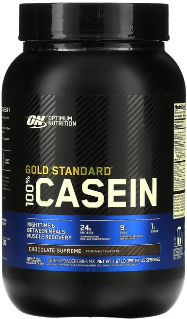 옵티멈뉴트리션 골드 스탠다드 카제인 초콜릿 슈프림 맛, 850g, 1개 - 쿠팡