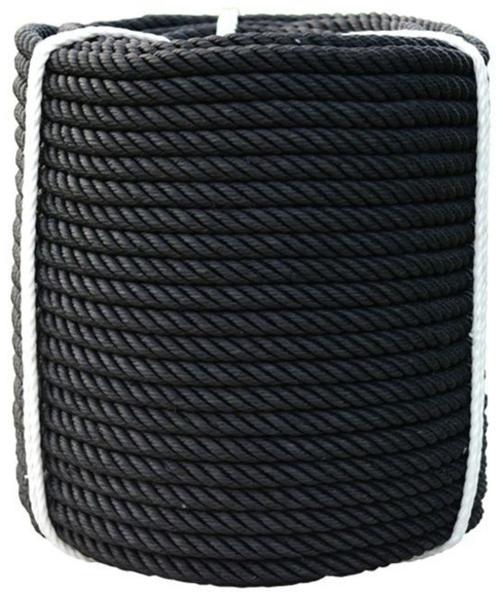 로프 선박 클라이밍 밧줄 야외 10 5mm 두꺼운 산악 10mm 나일론 고도 장식 지름, 14mm 10m 화이트, 14mm 10m(화이트)