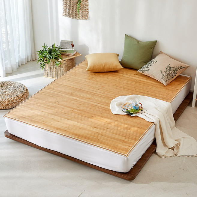 정읍 쿠션 대자리 침대 대나무 대자리, 내츄럴