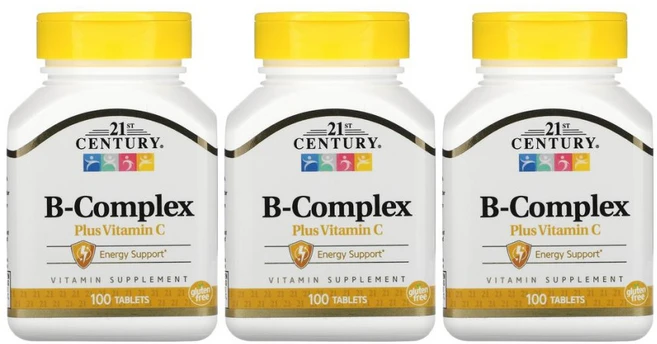21세기센츄리 B-복합체 플러스 비타민 C 100정, 3개 - 쿠팡