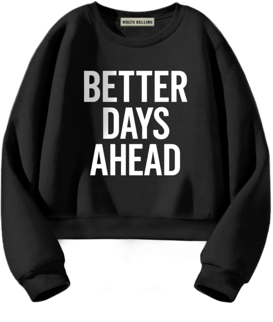 몰토벨리노 베러데이 세미 크롭 맨투맨