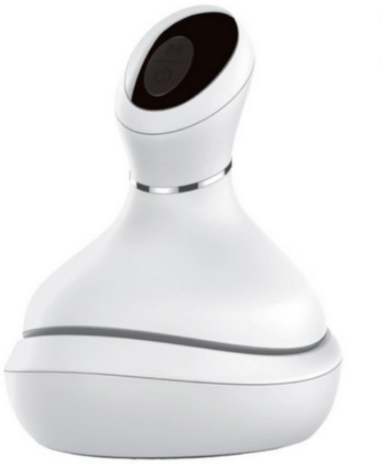 HanilMedical 충전식 무선 두피 마사지기, HL-HE3000(2단강도/방수기능), 화이트