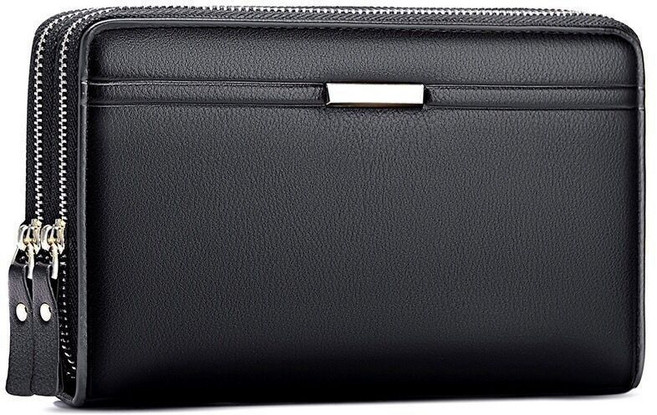 男士手拿包软皮感商务大容量手包男士商务休闲手提包钱包男士皮包