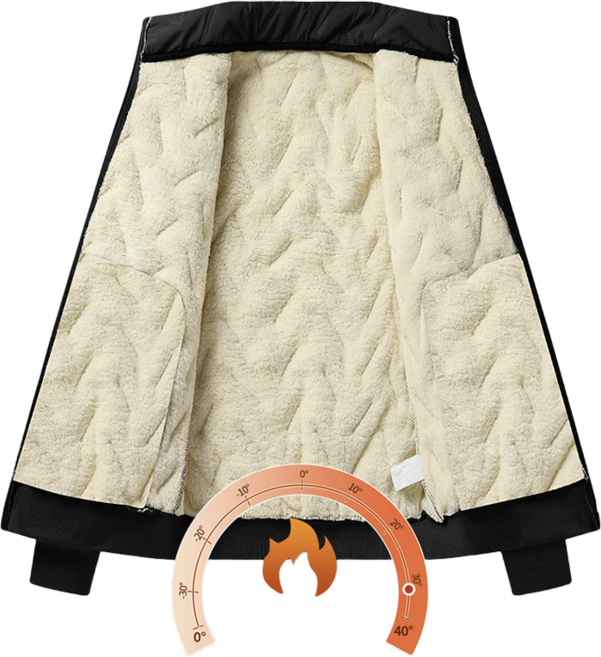 겨울 패딩 작업복 상하의 세트 / 발열 방한 퀄팅 보아털 패딩복 / 방풍 방수 보온 작업복 / 남성 겨울 근무복