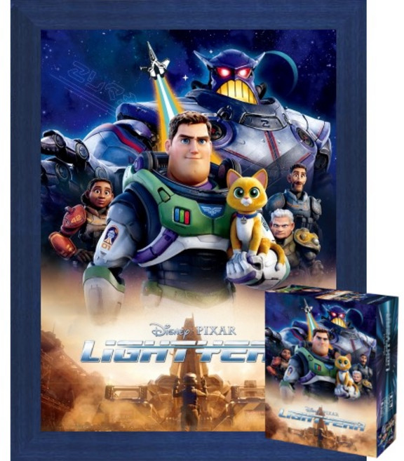 퍼즐피플 디즈니 토이스토리 직소퍼즐, 1개, 버즈 라이트이어 800P 액자포함(블루), 800피스