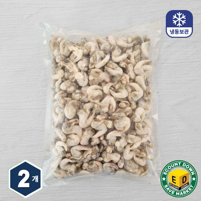 [해동찬가] 냉동 손질 새조개살, 2개, 1kg