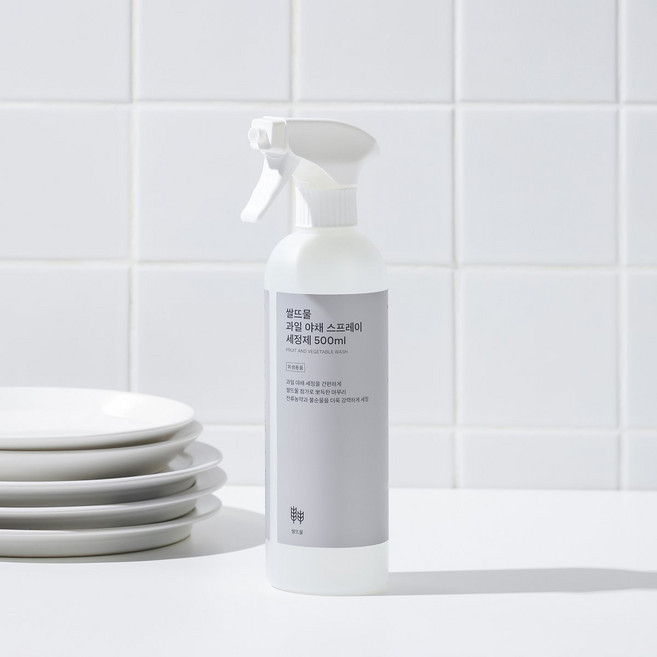 JAJU 쌀뜨물 과일 야채 스프레이 세정제 500ml 433710