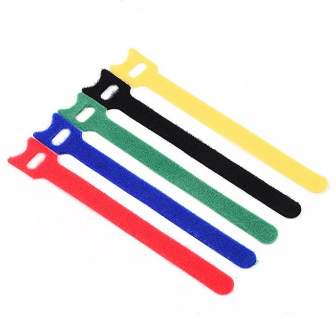 심비오시스 벨크로타이 케이블 정리 찍찍이 12*150mm 옐로우 100pcs, 1세트