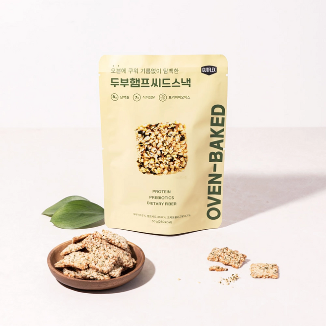 것플렉스 두부 햄프씨드 스낵 50g x 20, 20개