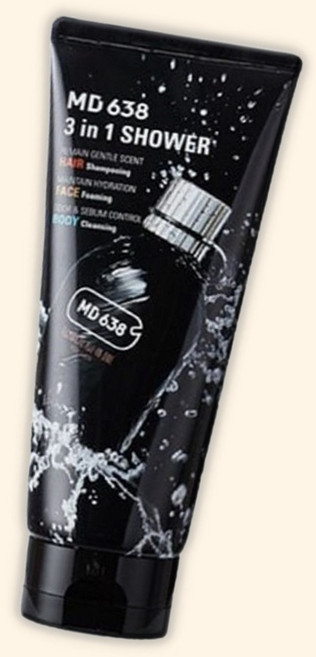 군인필수 크렌징 MD638 3in1 샤워 200ml ssu+496wF
