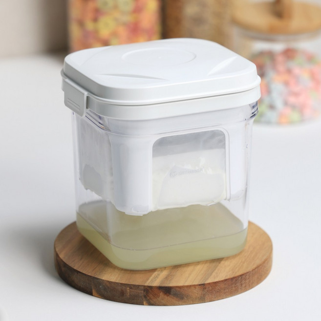 가이타이너 유청분리기 꾸덕 그릭요거트 메이커 요거트 리코타치즈 만들기, 그릭요거트 화이트, 1개