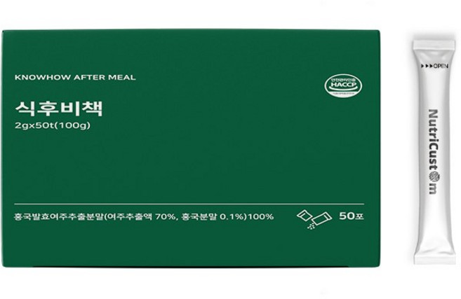 별건강소 식후비책 2번 발효 여주 홍국 분말 스틱 50포, 1개, 100g