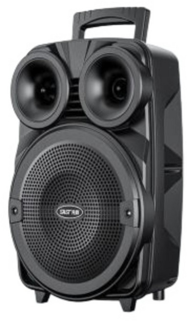 매장 스피커 댄스 블루투스 고출력 휴대용 야외 버스킹 앰프 우퍼 가정용 벽걸이 플라자, 8인치 마이크 1개