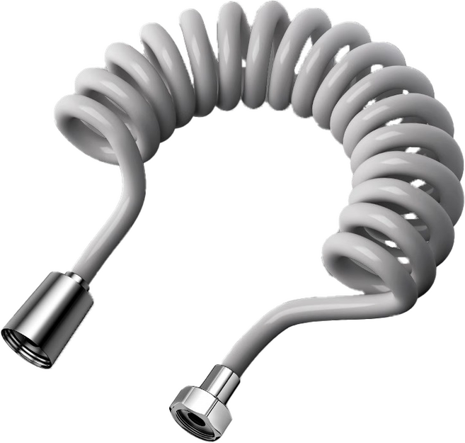 은성 프리미엄 욕실 베란다 화장실 청소 스프링 호스, 실버