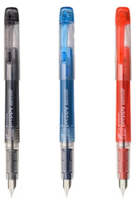플래티넘 뉴프레피 만년필 EF 0.2mm PSQ-400, 레드EF 0.2mm, 레드EF 0.2mm