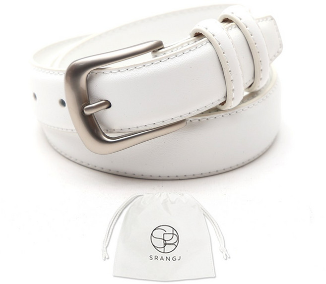 에스랑제이 여성 루아 캐주얼 통가죽 소가죽 벨트