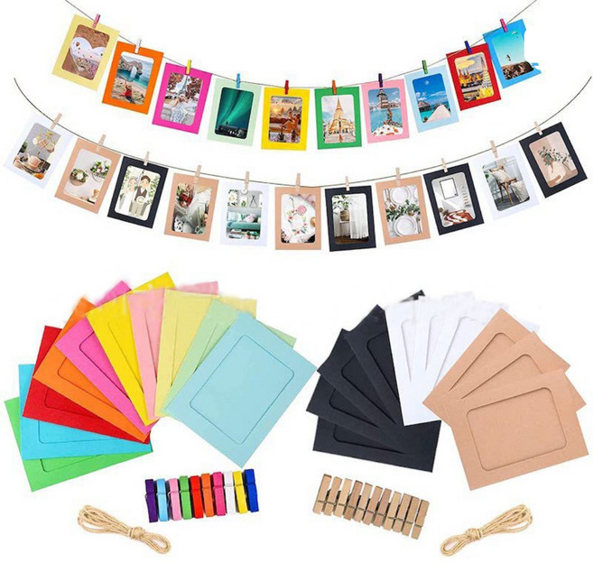 포토 종이 액자 세트 탁상 전시용 인테리어 프레임