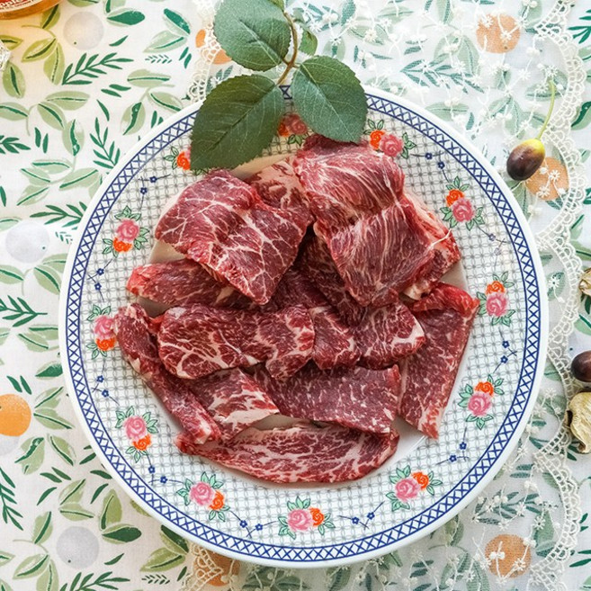 [농업회사법인(주)성진한우] 한우 소고기 소 뒷고기 막구이 180g 300g, 1개