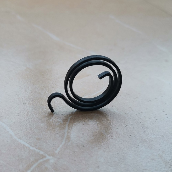 2.5 턴 토션 코일 플랫 와이어 스프링 클립 및 와셔가 있는 도어 핸들, 5pcs order