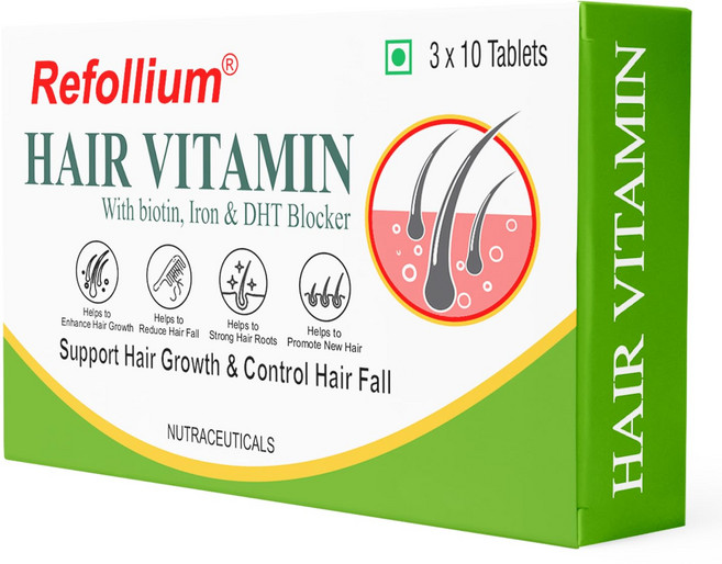Hair Vitamins with DHT Blocker Biotin Iron Omega for Control Hair Fall for Women & Men, 1개, 100g