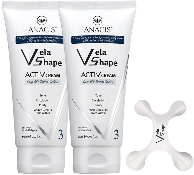 벨라쉐이프 악티브 쿨링 온열 통증 크림 2개 바디괄사 1개 2종세트, 420g