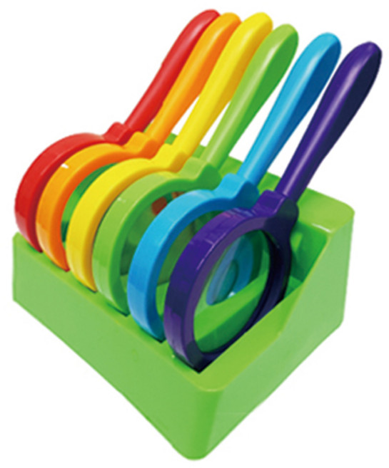 꼬마천사 칼라돋보기 6종 보관함 세트, 1세트