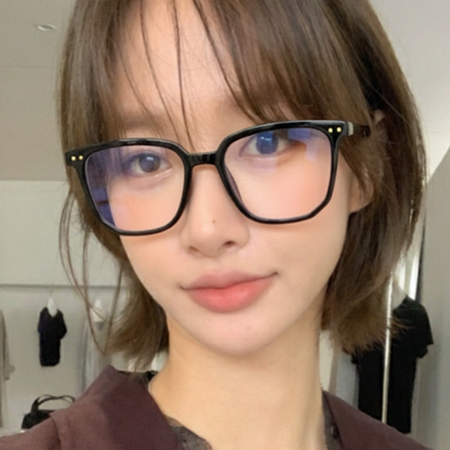 [사은품] 빅사이즈 대두 큰 뿔테 블루라이트차단 안경