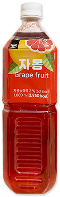 대호 까르페 자몽 음료베이스, 1L, 12개