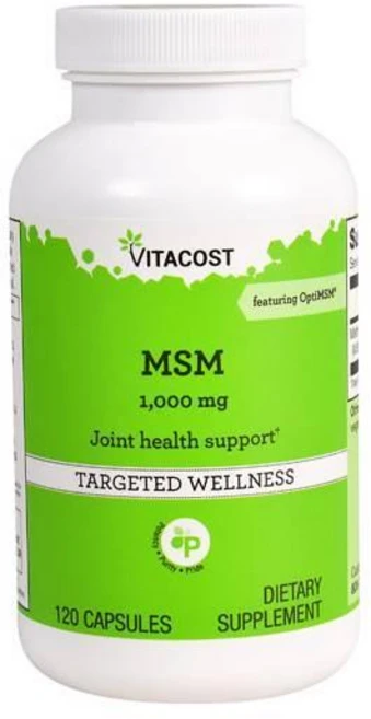 비타코스트 MSM 1000mg 캡슐 120정, 1개 - 쿠팡