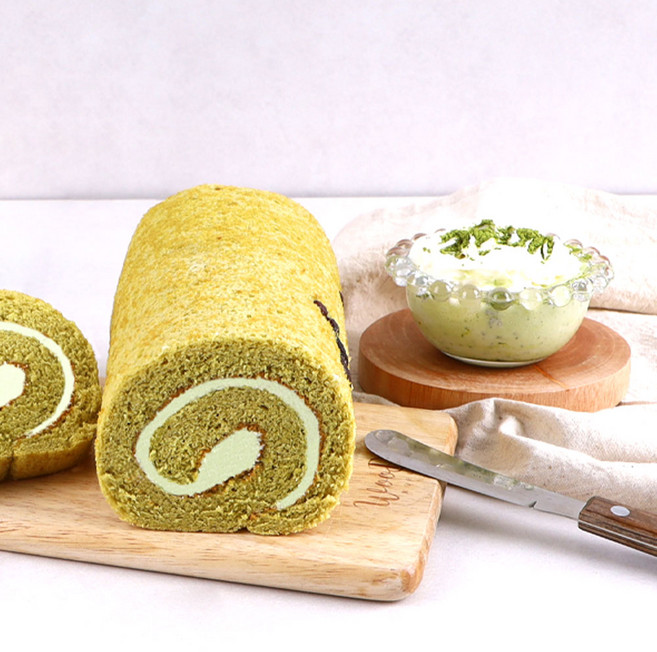 [부산맛집 아델라7] 녹차 롤케이크, 1개, 450g