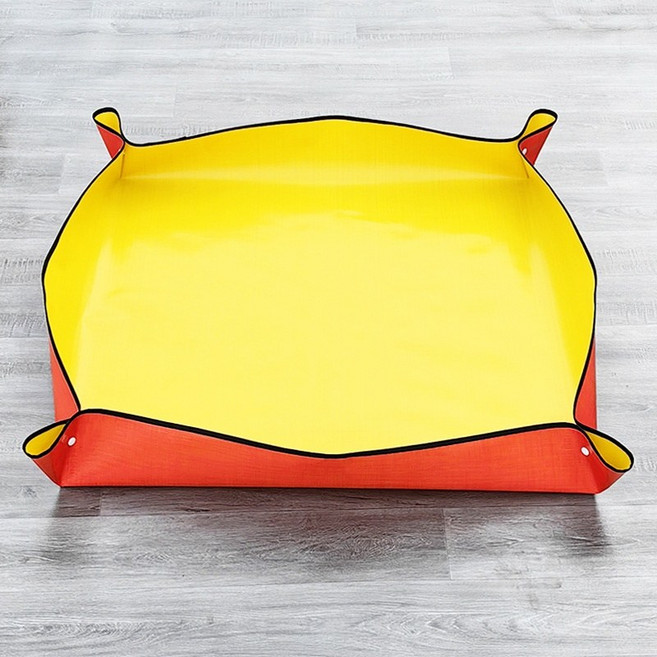 까마느 원예 화분 분갈이 용품 도구 매트, 1개, 오렌지