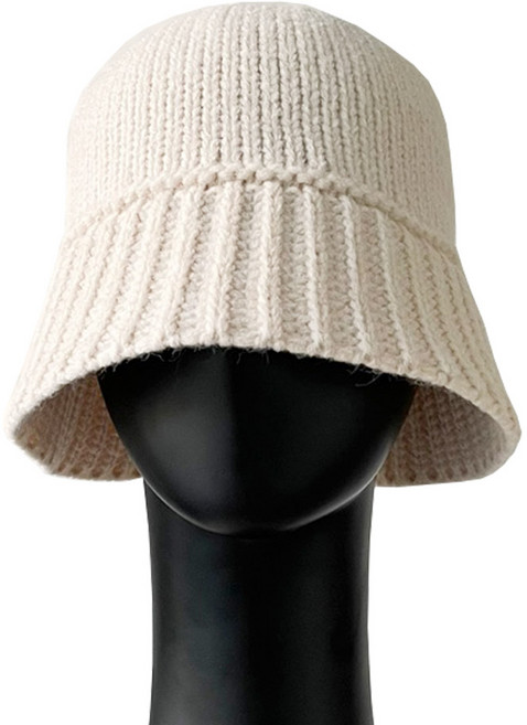 벤세르 골지라인 니트 버킷햇