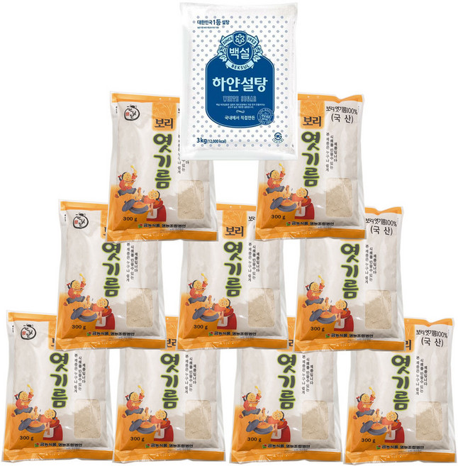 금농 식혜만들기 10봉세트 엿기름가루 백설탕 3kg, 1개