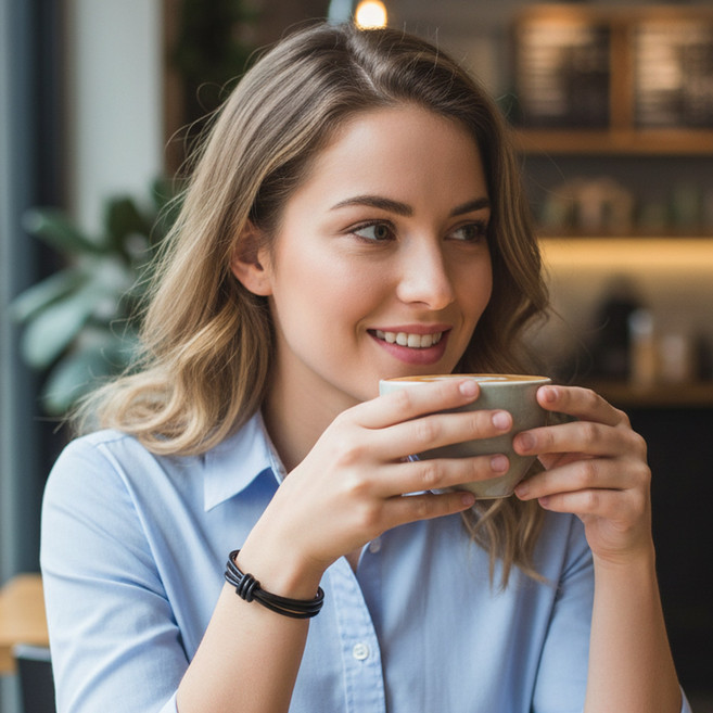 미국 아마존 2년 연속 스테디 셀러 르포렘 가죽팔찌 남자 여자 커플 천연가죽 핸드메이드 3줄 길이 조절가능 보헤미안 트리플 스트랜드 팔찌 유니섹스 미니멀 데일리 끈팔찌