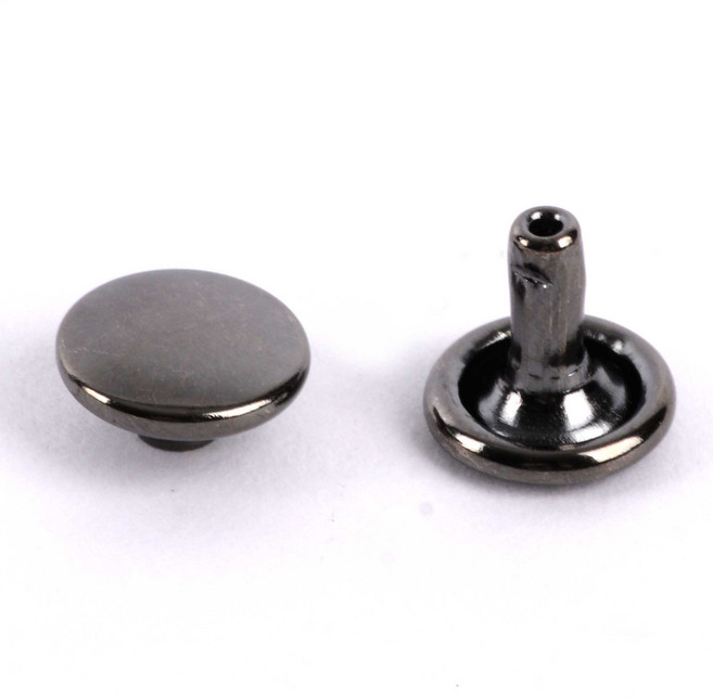 가시메알 양면 10X9MM - 흑니켈 50세트, 50개