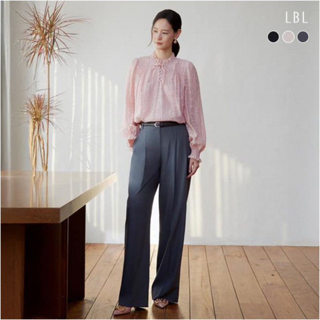 [LBL] (런칭가 59 900원)26SS 에센셜 투턱 팬츠+벨트 SET