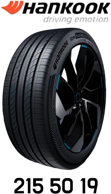 EV 한국타이어215 50 19 EV3 아이온 evo AS 흡음재 있는 상품 IH01 2155019 전기차, 장착 미포함, 1개