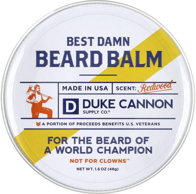 Duke Cannon Supply Co. Best 망할 턱수염 밤 레드우드 48g(1.6oz), DukeCannonSupplyCoBest망할턱수염밤레드, 48g, 1개 - 쿠팡