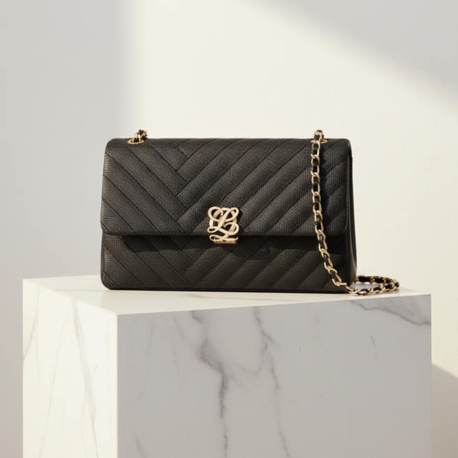 루이까또즈 퀼팅 사각 여성 크로스백