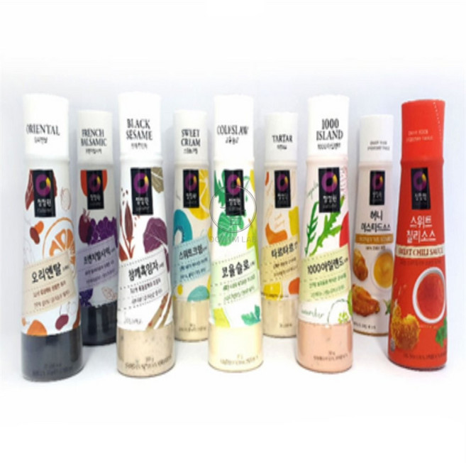 제이에스몰 청정원 드레싱 소스 머스타드소스, 청정원 1000아일랜드드레싱310g, 310g, 1