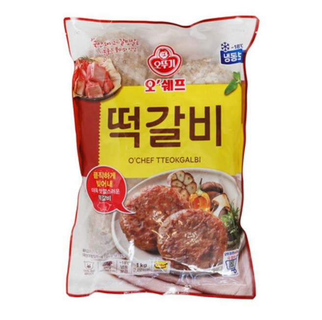 오뚜기 떡갈비, 13개, 1kg